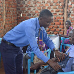a man gets his blood pressure checked